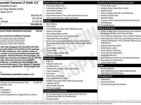 Used 2023 Chevrolet Traverse LT AWD/4WD image 11