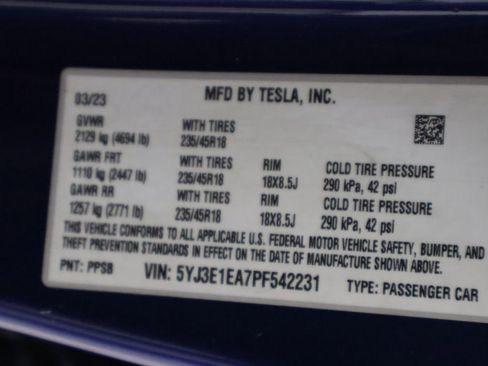 Used 2023 Tesla Model 3 Standard Range RWD image 36
