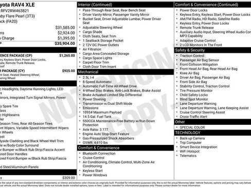 Certified 2024 Toyota RAV4 XLE w/ Convenience Package AWD/4WD image 19