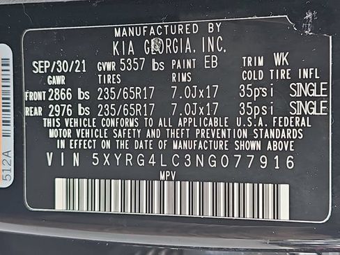 Used 2022 Kia Sorento LX FWD image 38