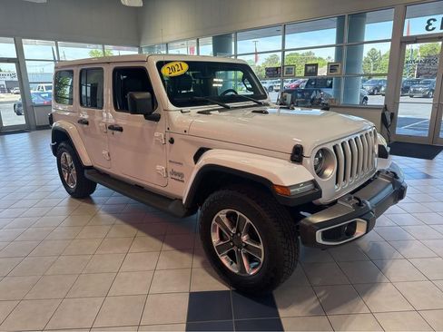 Used 2021 Jeep Wrangler Unlimited Sahara AWD/4WD image 1