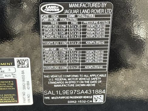 Used 2025 Land Rover Range Rover Sport Dynamic SE AWD/4WD image 37