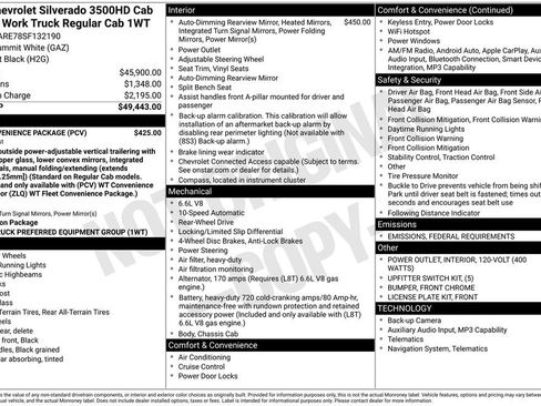 New 2025 Chevrolet Silverado 3500 W/T w/ WT Convenience Package image 10