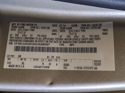 Used 2017 Ford Escape SE image 33