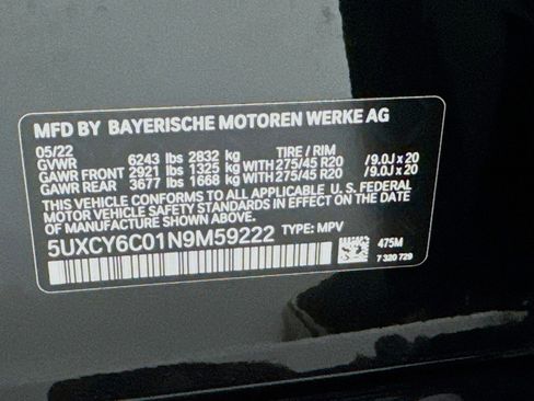 Used 2022 BMW X6 xDrive40i w/ M Sport Package AWD/4WD image 24