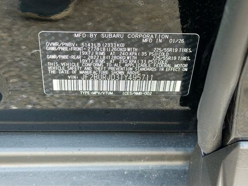 New 2026 Subaru Outback Touring XT image 43