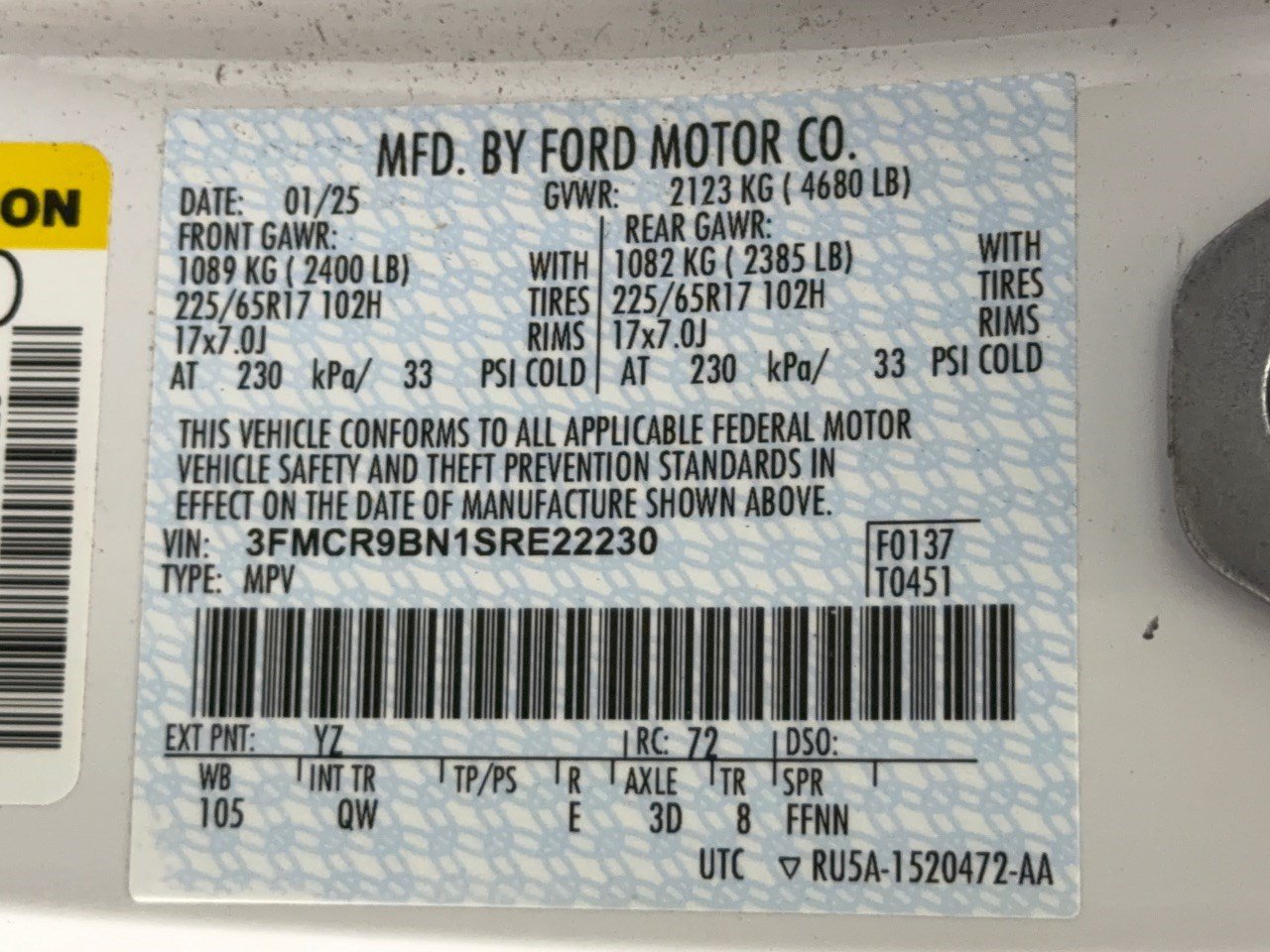 Used 2025 Ford Bronco Sport Big Bend AWD/4WD image 31