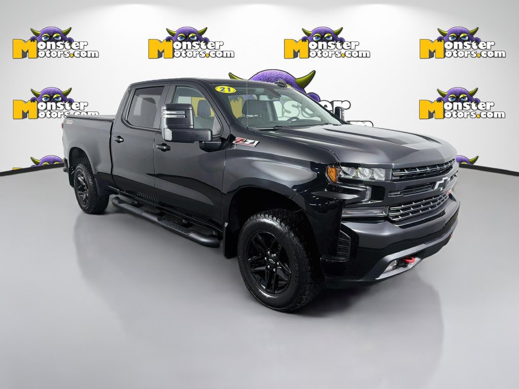Used 2021 Chevrolet Silverado 1500 LT Trail Boss w/ Bed Protection Package AWD/4WD image 3