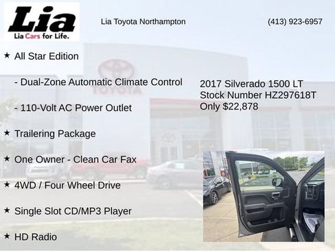 Used 2017 Chevrolet Silverado 1500 LT w/ All Star Edition AWD/4WD image 31
