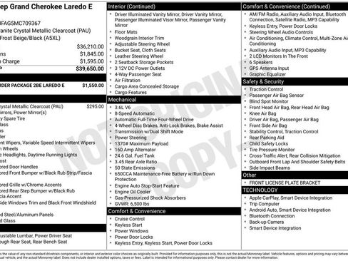 Used 2021 Jeep Grand Cherokee Laredo AWD/4WD image 13