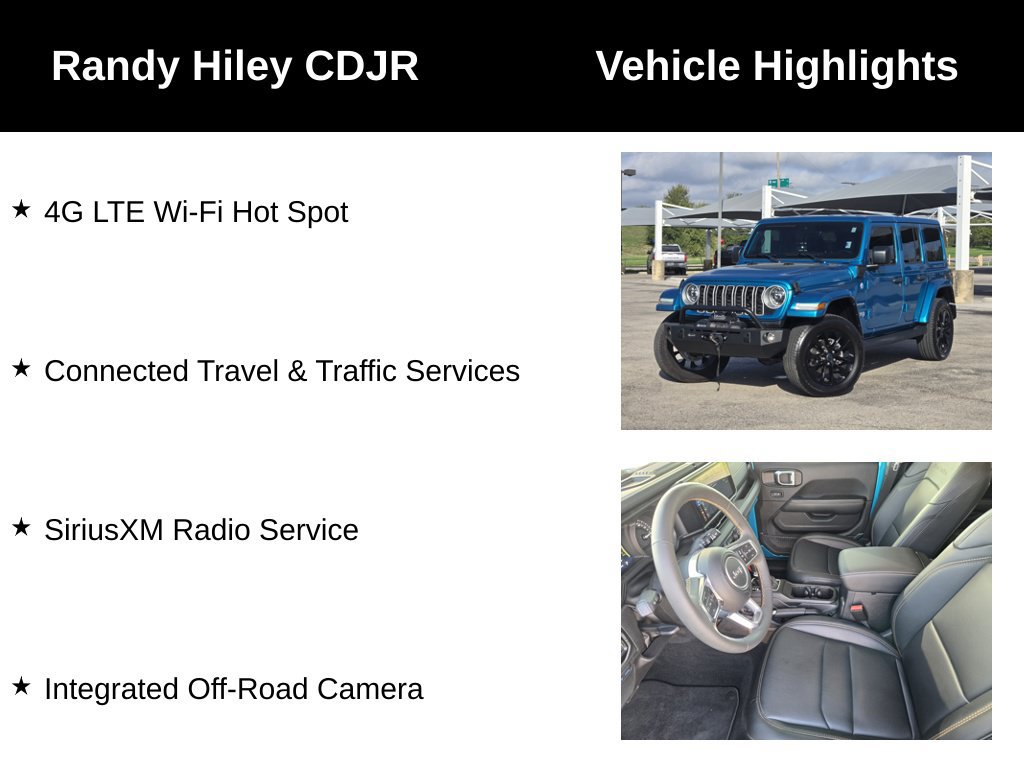 Used 2024 Jeep Wrangler Unlimited Sahara w/ Technology Group AWD/4WD image 15
