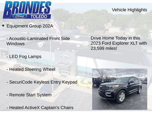 Used 2023 Ford Explorer XLT w/ Equipment Group 202A AWD/4WD image 5
