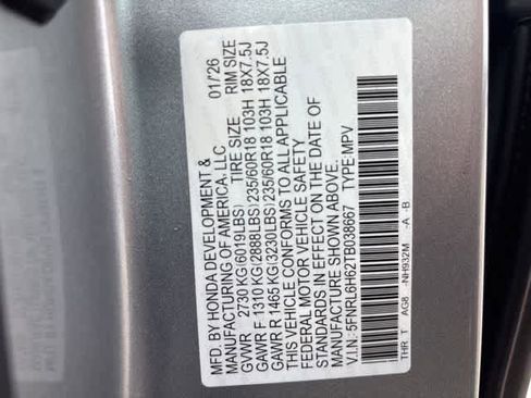 Used 2026 Honda Odyssey EX-L image 23