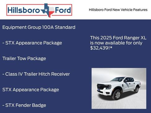 New 2025 Ford Ranger XL w/ Trailer Tow Package image 5
