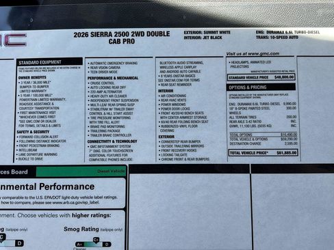 New 2026 GMC Sierra 2500 Pro RWD image 34