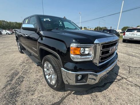 Certified 2015 GMC Sierra 1500 SLT w/ SLT Crew Cab Value Package AWD/4WD image 9