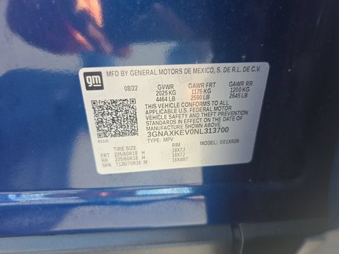 Certified 2022 Chevrolet Equinox LT FWD image 30
