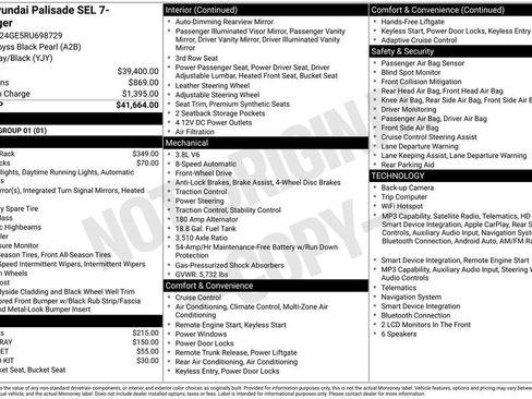 Used 2024 Hyundai Palisade SEL FWD image 5