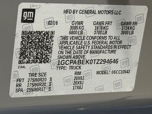 New 2026 Chevrolet Silverado 1500 Custom RWD image 23