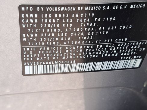 Used 2020 Volkswagen Tiguan SEL image 34