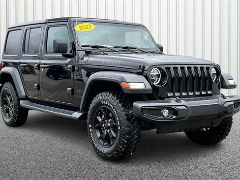 Certified 2021 Jeep Wrangler Unlimited Willys image 1