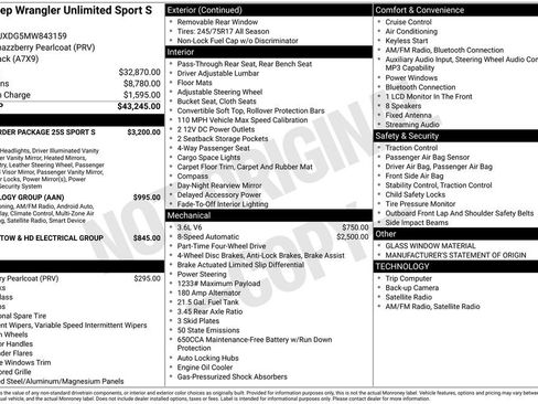 Used 2021 Jeep Wrangler Unlimited Sport S image 6