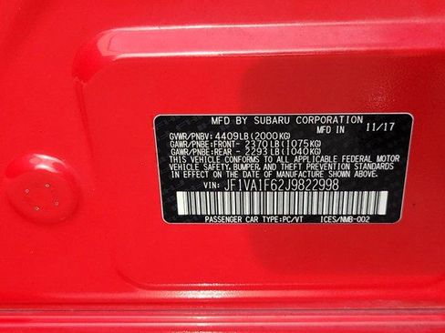 Used 2018 Subaru WRX Limited AWD/4WD image 31