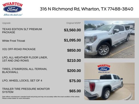 Used 2019 GMC Sierra 1500 SLT AWD/4WD image 2