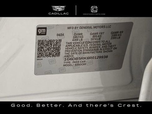 Certified 2024 Cadillac CT4 Premium Luxury w/ Climate Package RWD image 34