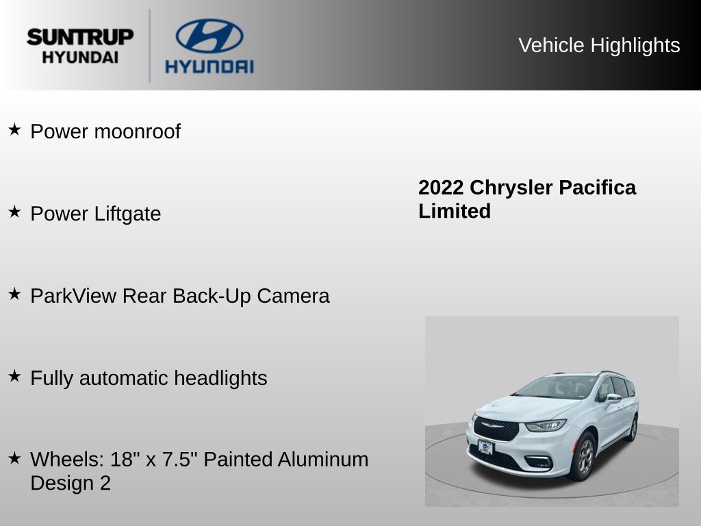 Used 2022 Chrysler Pacifica Limited AWD/4WD image 16