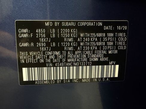 Used 2021 Subaru Outback Limited image 33