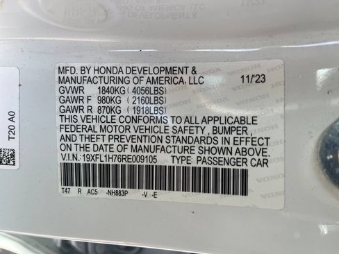 Certified 2024 Honda Civic EX-L image 34