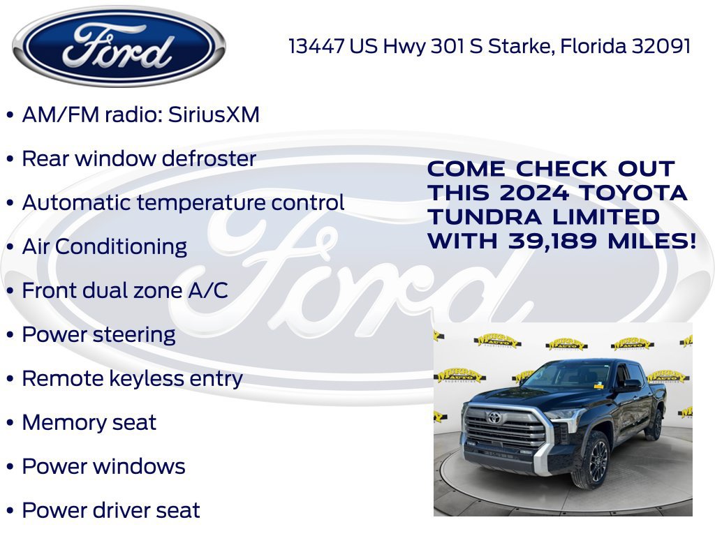 Used 2024 Toyota Tundra Limited AWD/4WD image 22