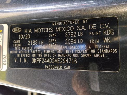 Used 2021 Kia Forte LXS FWD image 33
