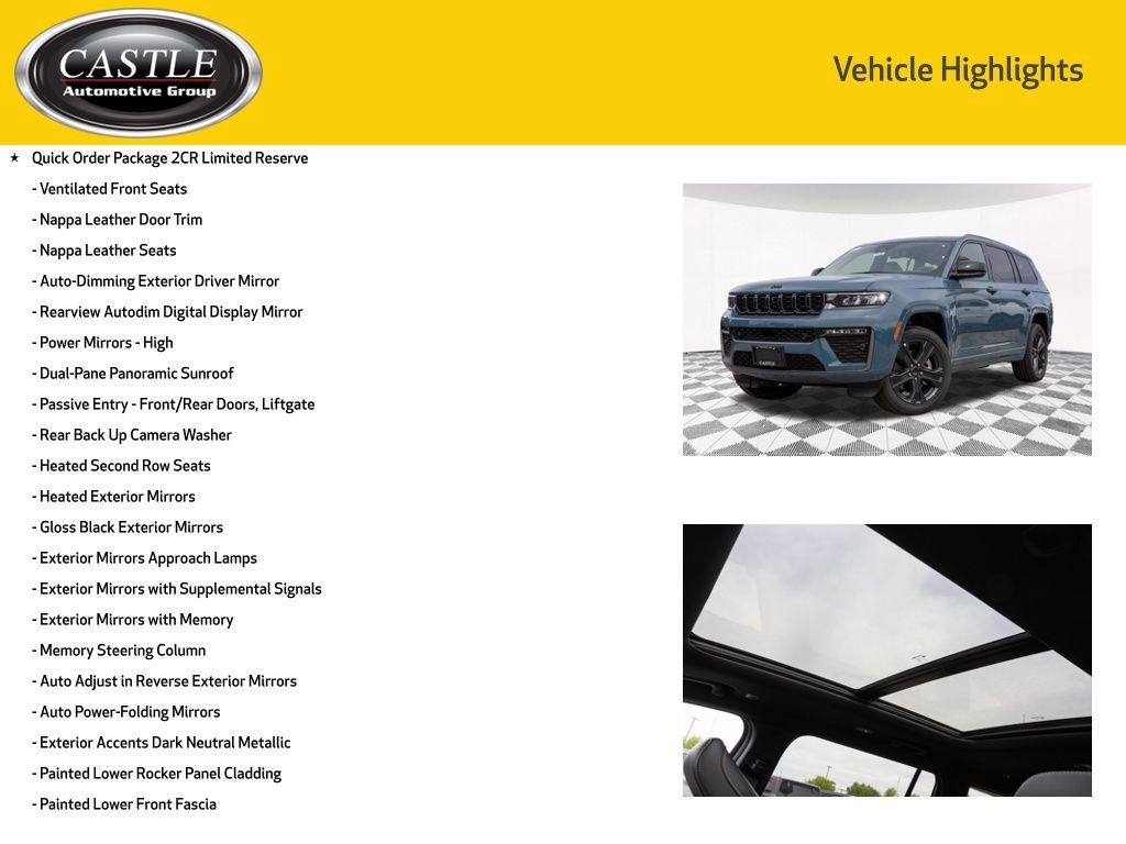 New 2027 Jeep Grand Cherokee L Limited AWD/4WD image 3