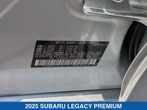 Certified 2025 Subaru Legacy Premium image 37