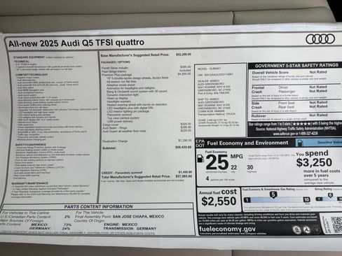 New 2025 Audi Q5 Premium Plus image 33