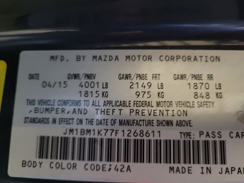 Used 2015 MAZDA MAZDA3 i Sport FWD image 33