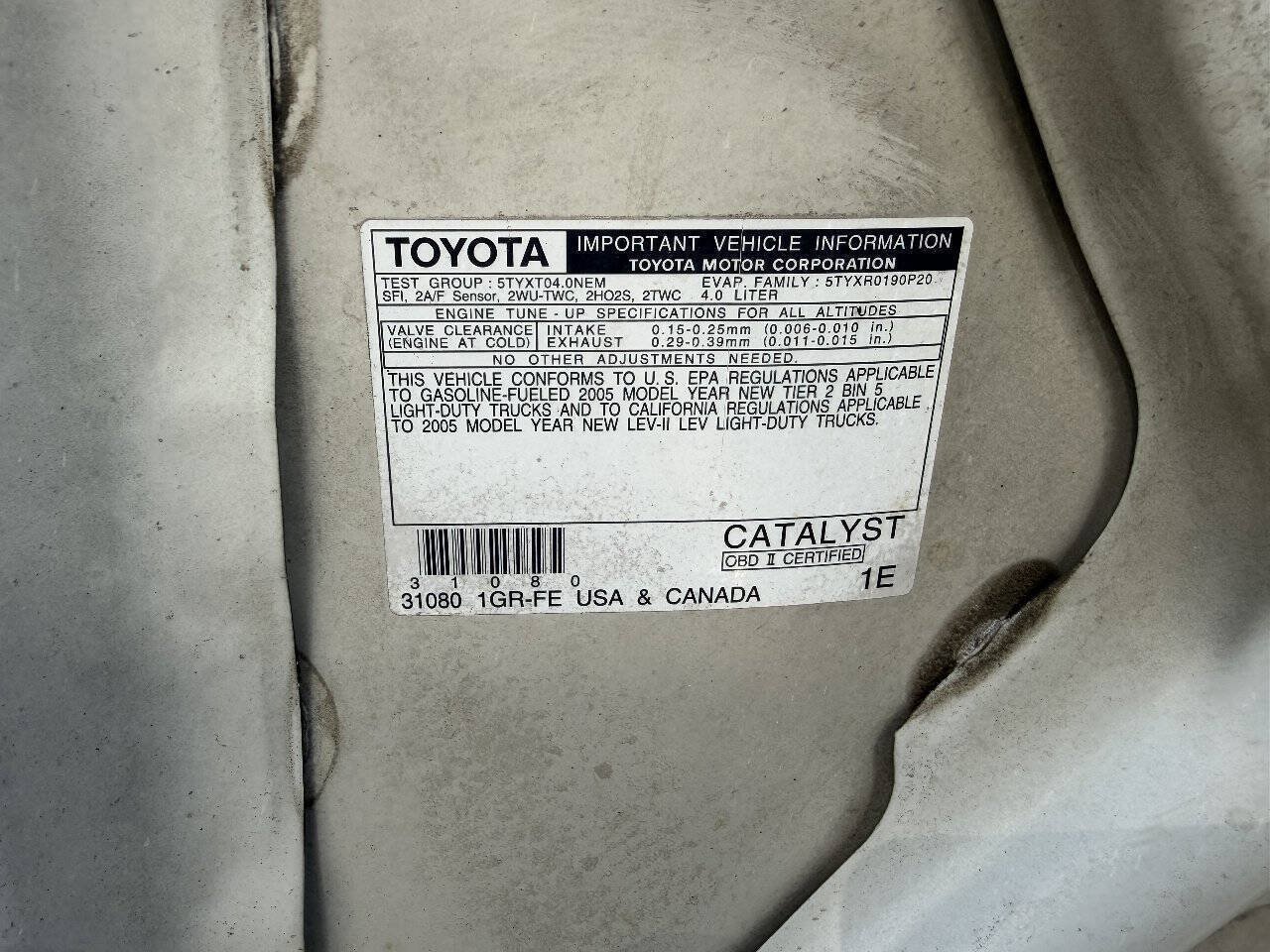 Used 2005 Toyota Tundra 2WD Regular Cab image 11