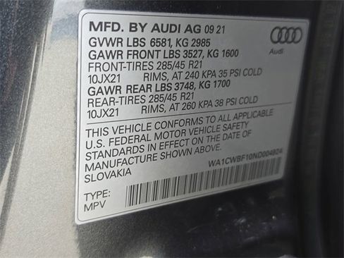 Used 2022 Audi SQ8 Prestige image 33