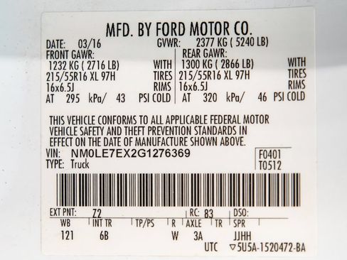 Used 2016 Ford Transit Connect XL FWD image 26