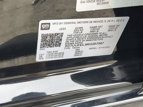 Used 2024 GMC Sierra 1500 AT4X AWD/4WD image 38