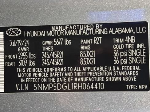 Used 2024 Hyundai Santa Fe Calligraphy AWD/4WD image 28