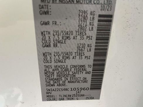 Used 2024 Nissan Murano SL w/ Cargo Package image 22