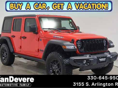 Used 2025 Jeep Wrangler Unlimited Sport S 4xe AWD/4WD image 1
