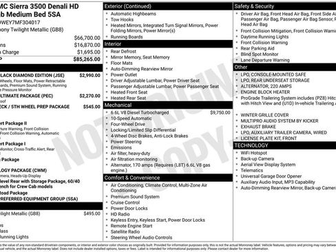 Used 2021 GMC Sierra 3500 Denali w/ Denali Black Diamond Edition image 38