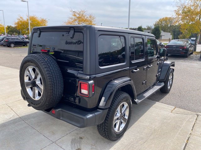 Used 2021 Jeep Wrangler Unlimited Sahara w/ Uconnect 4C Nav & Sound Group AWD/4WD image 3