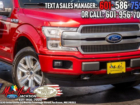 Certified 2019 Ford F150 Platinum w/ Equipment Group 701A Luxury image 3