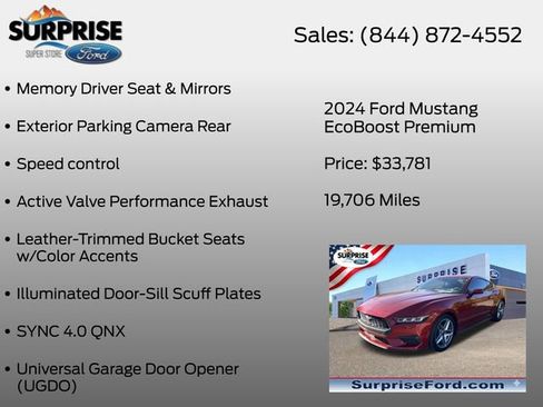 Used 2024 Ford Mustang Premium RWD image 11