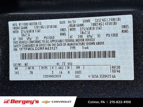 Used 2024 Ford F150 XLT w/ Mobile Office Package AWD/4WD image 28
